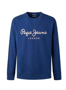 Sudadera Pepe Jeans George Crew Marino para Hombre