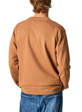 Sudadera Pepe Jeans Dawson Marron para Hombre