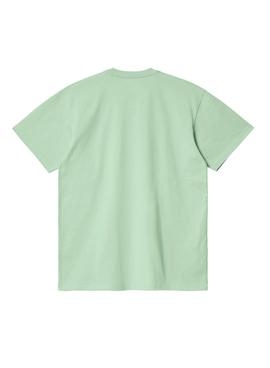 Camiseta Carhartt Chase Verde para Hombre y Mujer