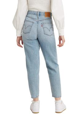 Pantalon Vaquero Levis High Loose Taper Azul Mujer