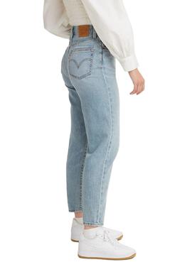 Pantalon Vaquero Levis High Loose Taper Azul Mujer