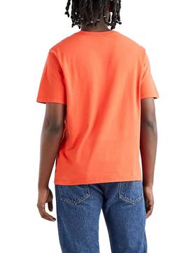 Camiseta Levis Relaxed Naranja para Hombre