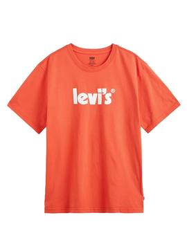 Camiseta Levis Relaxed Naranja para Hombre