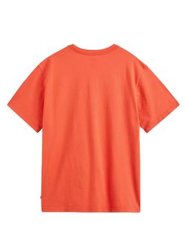 Camiseta Levis Relaxed Naranja para Hombre