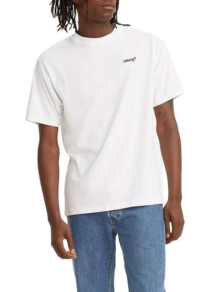 Camiseta blanca sales levis hombre