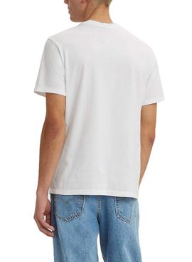 Camiseta Levis Graphic BW Palm Blanca para Hombre