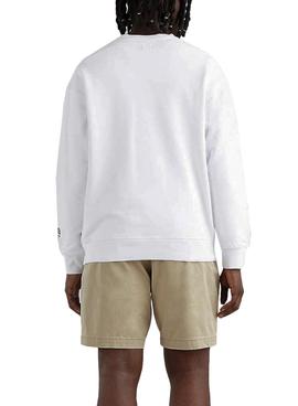 Sudadera Levis Relaxed Graphic Sum Blanca Hombre