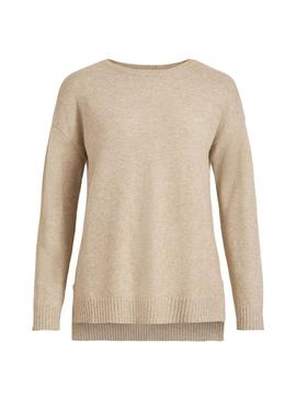 Jersey Vila Ril Beige para Mujer