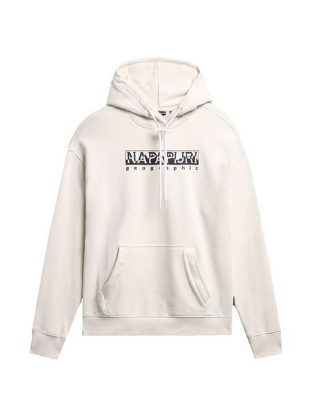Sudadera Napapijri Sella Logo Beige para Mujer