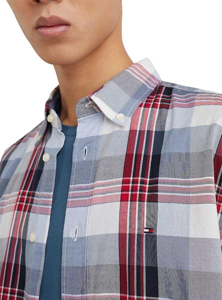 Camisa Hilfiger Soft Cuadros Hombre