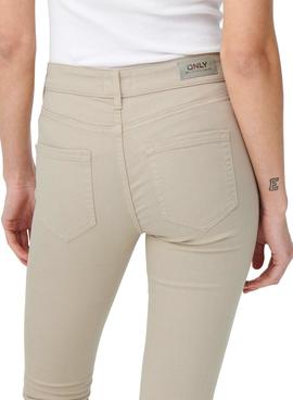 Pantalon Vaquero Only Blush Gris para Mujer