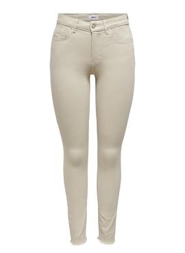 Pantalon Vaquero Only Blush Gris para Mujer