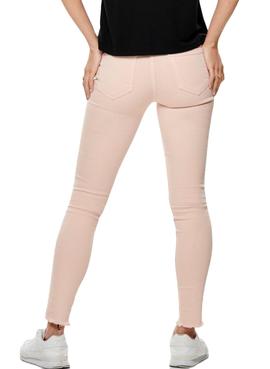 Pantalon Vaquero Only Blush Rosa para Mujer