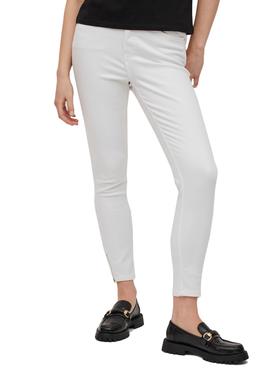 Pantalon Vila Skinnie It Blanco para Mujer