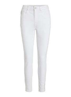 Pantalon Vila Skinnie It Blanco para Mujer