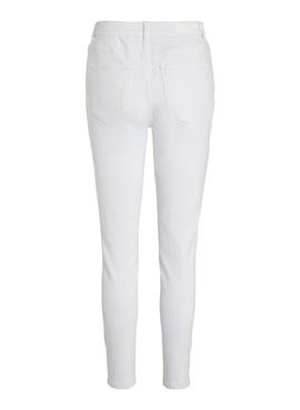 Pantalon Vila Skinnie It Blanco para Mujer
