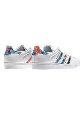 Zapatillas Adidas Superstar Floral