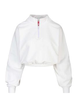Sudadera Kappa Limit Authentic Blanca para Mujer