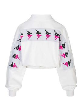 Sudadera Kappa Limit Authentic Blanca para Mujer