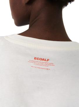 Camiseta Ecoalf Bib Blanco para Mujer