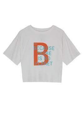 Camiseta Ecoalf Bib Blanco para Mujer