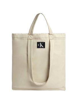 Bolso Calvin Klein City Square Beige para Mujer