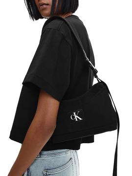 Bolso Calvin Klein City Nailon Negro para Mujer