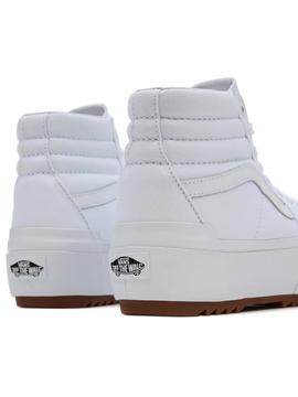 Zapatilas Vans UA Sk8-Hi Stacketd Blancas Mujer