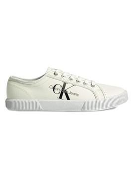 Zapatillas Calvin Klein Vulcanized Blancas Hombre