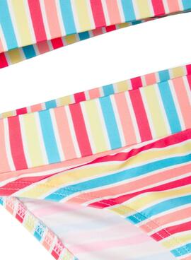 Bikini Name It Zipe Rayas Multicolor para Niña