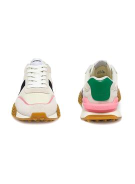 Zapatillas Lacoste L Spin Deluxe Beige para Mujer
