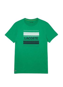 Camiseta Lacoste TH0851 Verde para Hombre