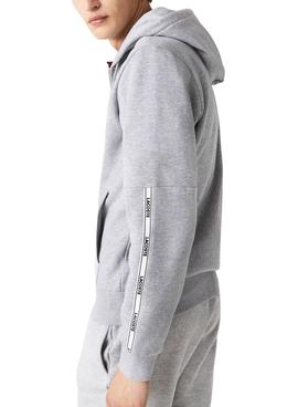 Chaqueta Chandal Lacoste SH1209 Gris para Hombre