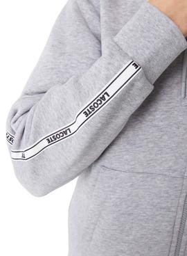 Chaqueta Chandal Lacoste SH1209 Gris para Hombre