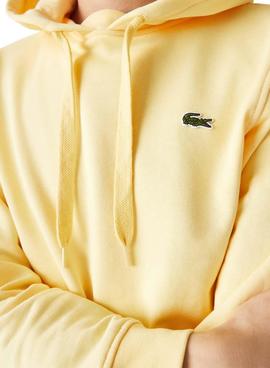 Sudadera Lacoste SH1527 Amarilla para Hombre 