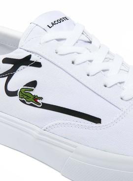 Zapatillas Lacoste Jump Serve Lace Blancas Hombre