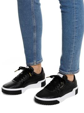 Zapatillas Puma Cali Negro Blanco Mujer