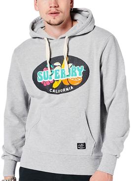 Sudadera Superdry Vintage Ranchero Gris Hombre