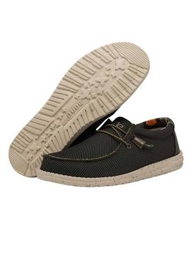 Zapatos Hey Dude Wally Sox Verde Para Hombre