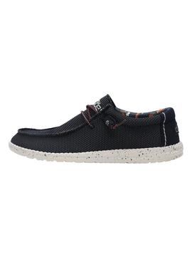 Zapatos Hey Dude Wally Sox Azul Para Hombre