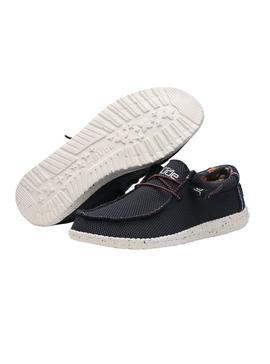 Zapatos Hey Dude Wally Sox Azul Para Hombre