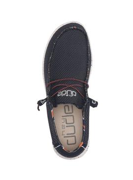 Zapatos Hey Dude Wally Sox Azul Para Hombre