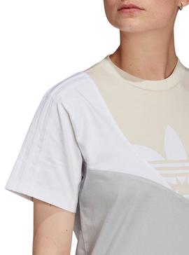 Camiseta Adidas Adicolor Split Trefoil Multi Mujer 