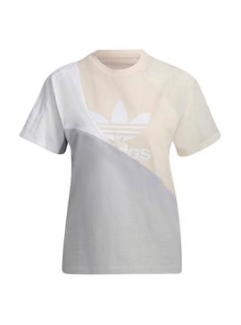 Camiseta Adidas Adicolor Split Trefoil Multi Mujer 