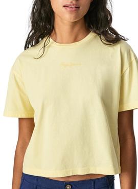 Camiseta Pepe Jeans Nina Amarilla para Mujer