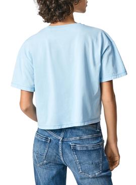 Camiseta Pepe Jeans Nina Azul para Mujer