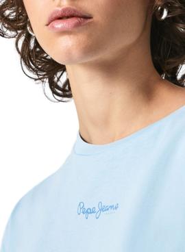 Camiseta Pepe Jeans Nina Azul para Mujer