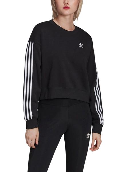 perfil Círculo de rodamiento Pera Sudadera Adidas Adicolor Classics Negra para Mujer