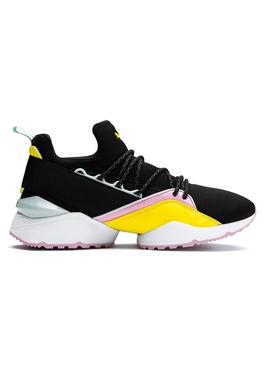 Zapatillas Puma Muse Maia Negro Mujer