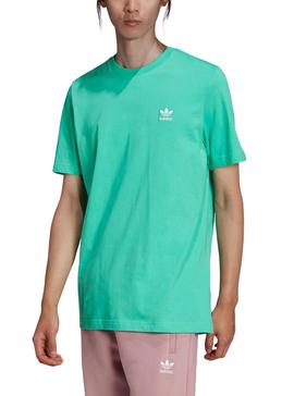 Camiseta Adidas Loungewear Verde para Hombre